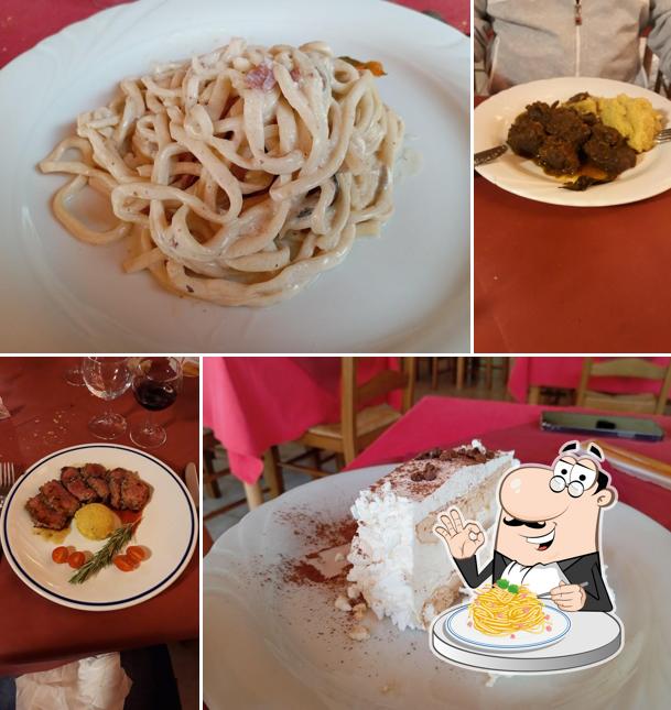 Spaghetti alla carbonara al Ristorante Miramonti