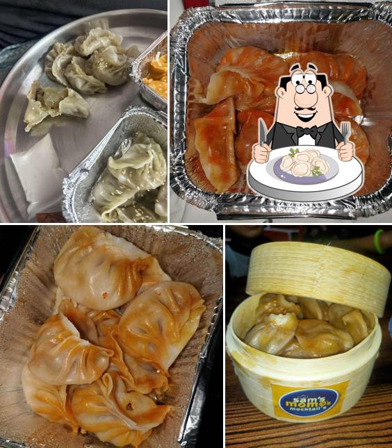 Dumplings at Sam's Momos Solapur
