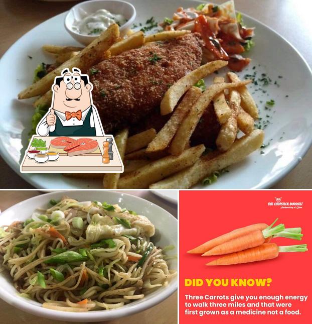 Fish and chips at The Chopstick Buddies!