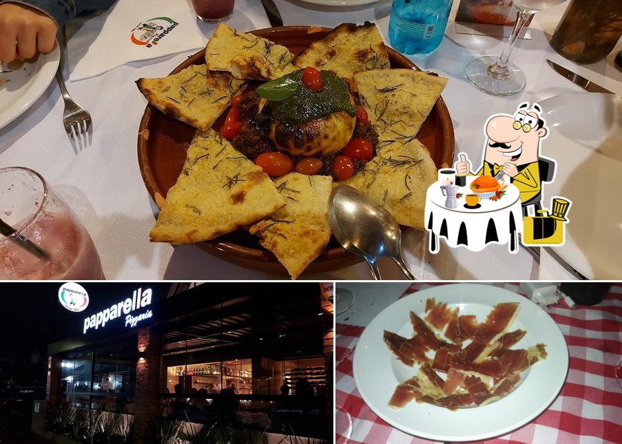 Platos en Papparella Trattoria e Pizzaria Joinville