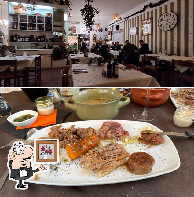 Gli interni di La Tana