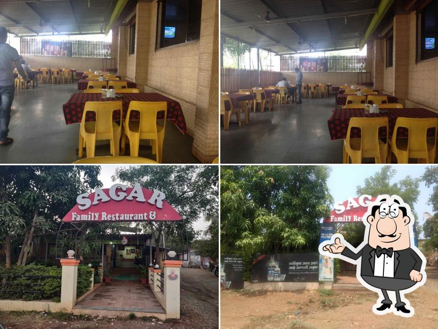 The image of interior and exterior at Hotel Sagar Beer Bar And Restaurant