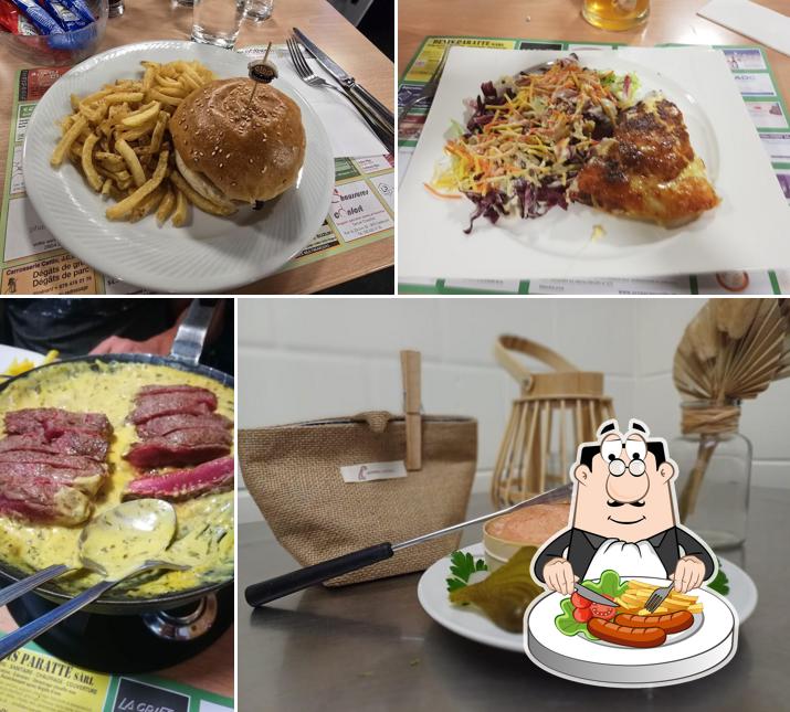 Platti al Bistr'Hockey (restaurant de la patinoire)