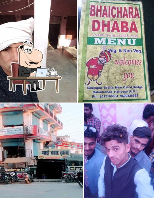 The interior of Bhaichara Dhaba