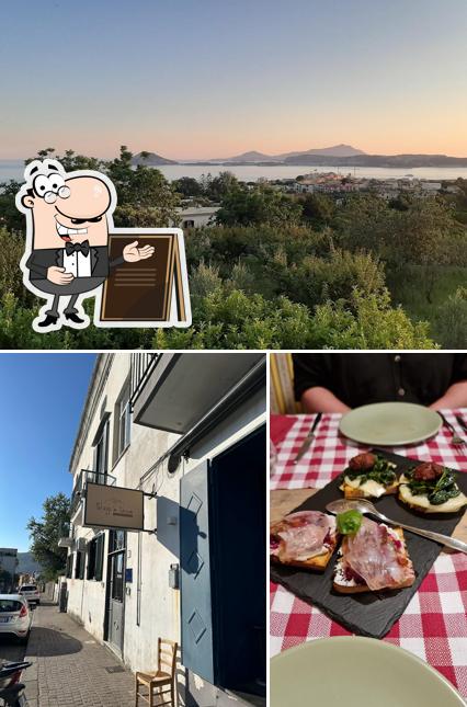 La foto di esterno e tavolo da pranzo da N'copp 'a terra