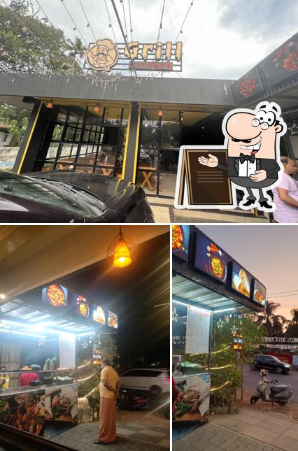 The exterior of O grill restaurant