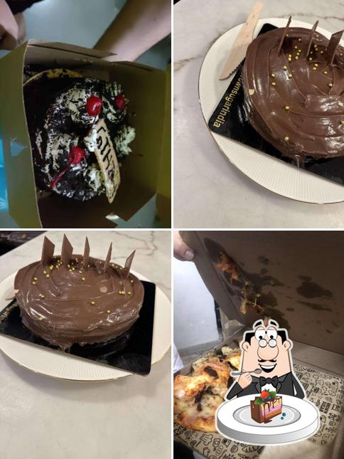 Chocolate cake at Brown Sugar Factory