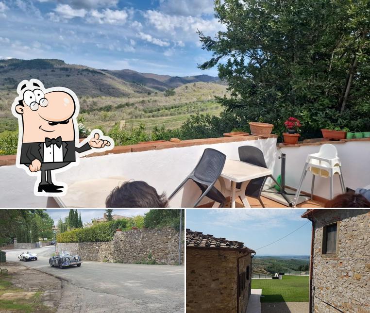 Questa è la foto che presenta la interni e esterno di Osteria il bandito