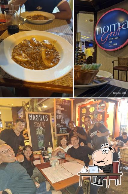 O interior do Nona Grill