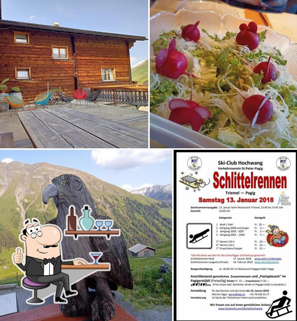 Gli interni di Ski- und Berggasthaus Casanna