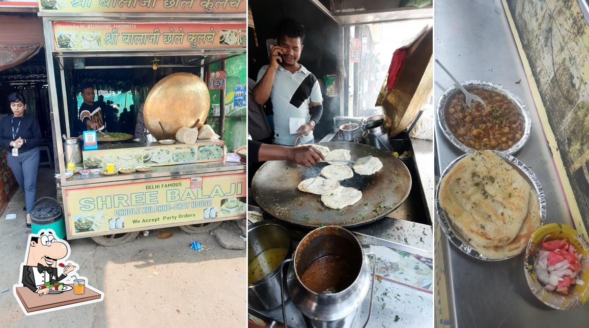 Food at Shree Balaji Chole Kulche