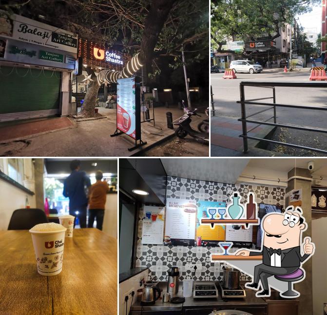 The interior of Coffee Shastra - Adyar