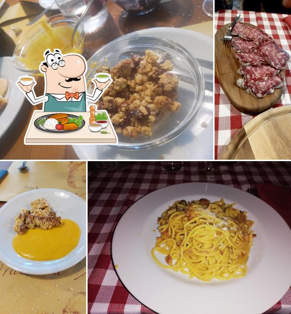 Platti al Trattoria Amici Miei dal Cina
