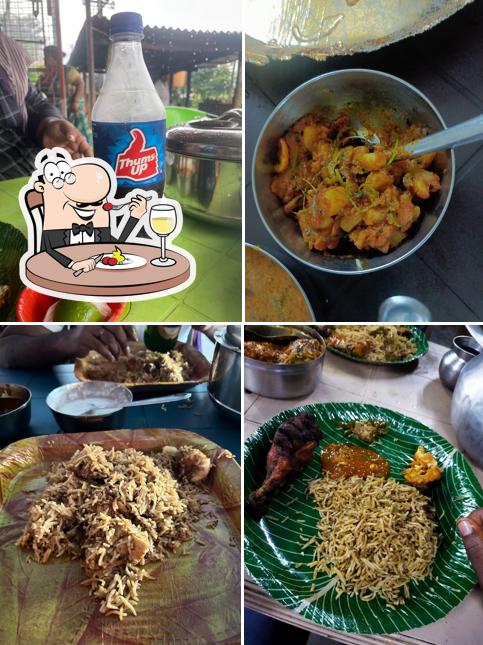 Food at Manyam Puli Restaurant