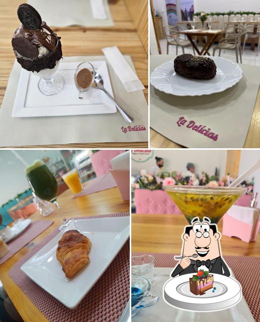 Bolo de chocolate em La Delícias