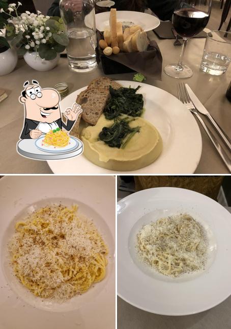 Spaghetti alla carbonara al Trattoria San Domenico