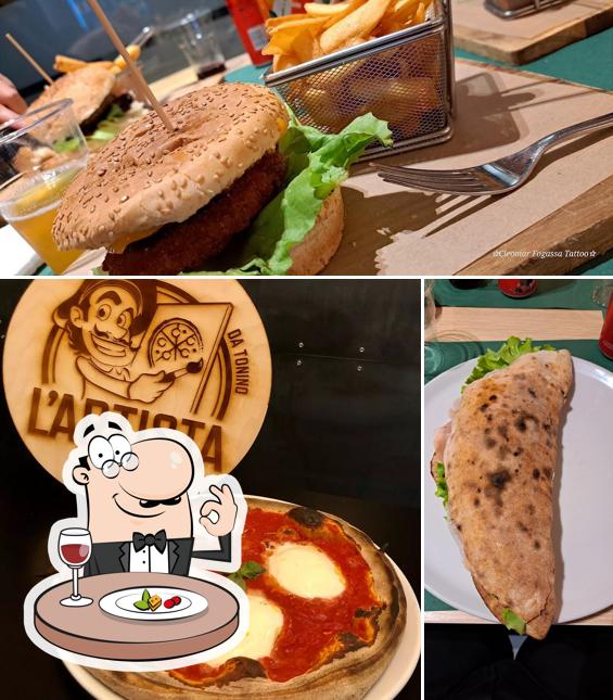Cibo al L'Artista della Pizza