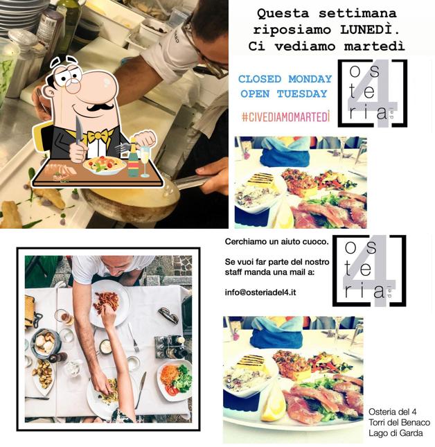 Cibo al Osteria del 4