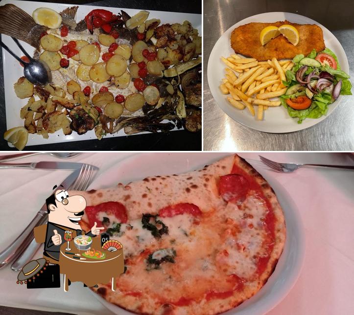 Cibo al Pizzeria da Rock