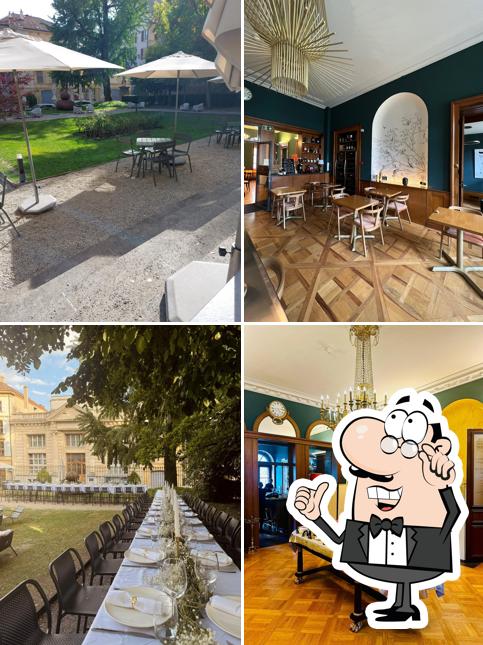 Gli interni di Café Villa Castellane