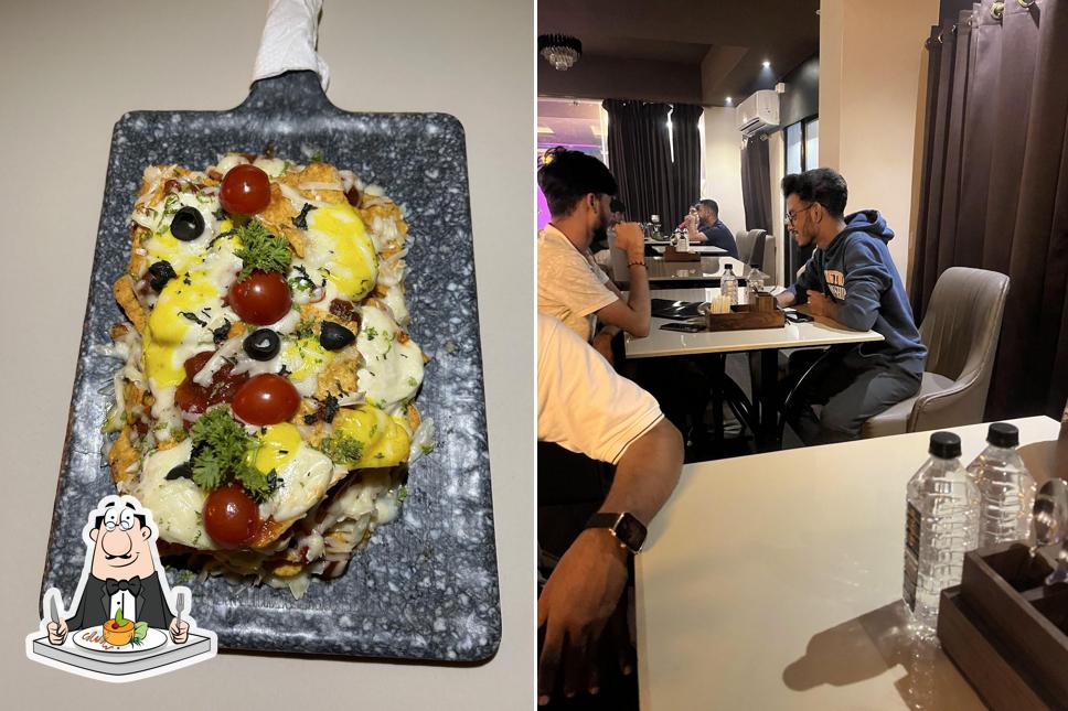 Food at Vintage restaurant and lounge