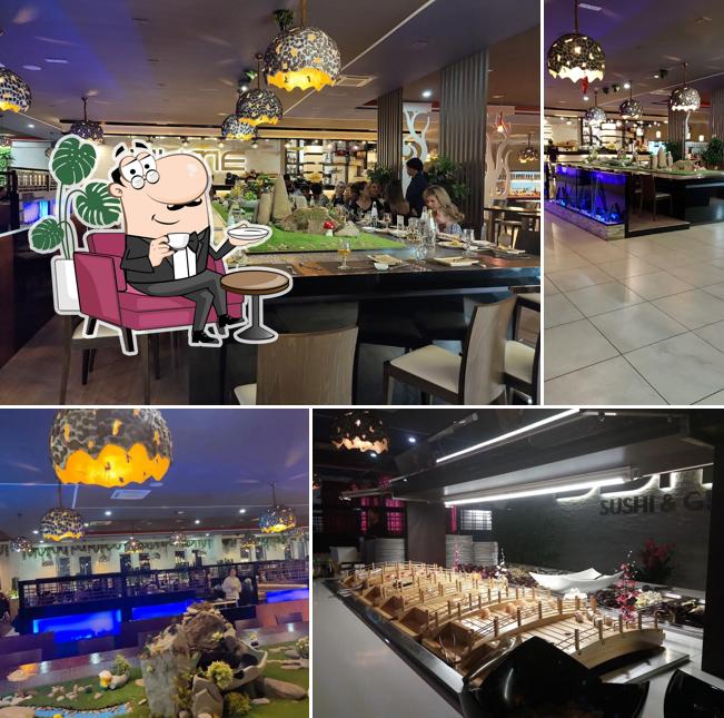 Gli interni di Yume Sushi & Grill