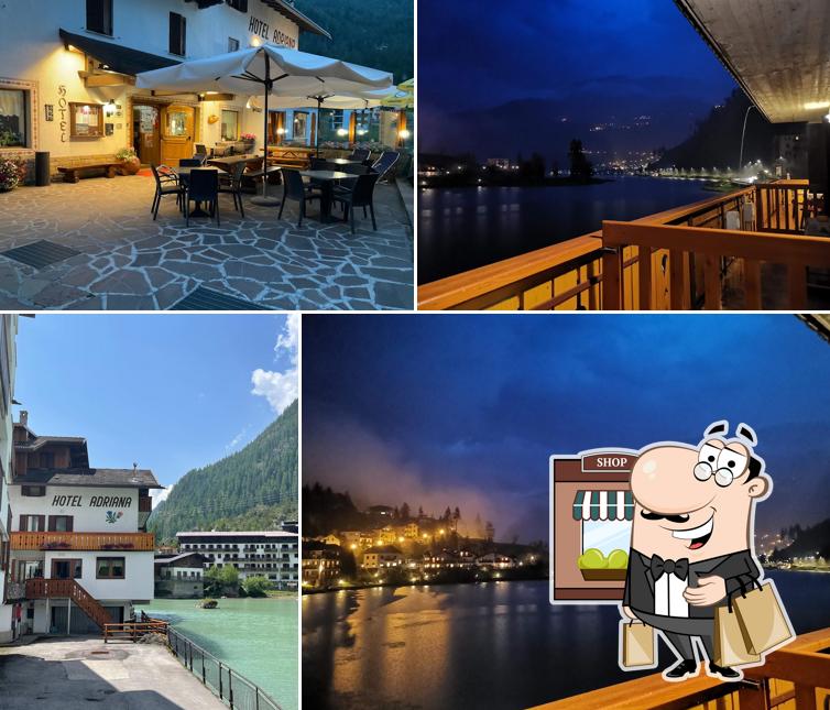 Goditi la vista dagli esterni di Hotel Adriana