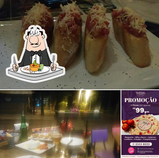 Platos en Santa Pizza BH