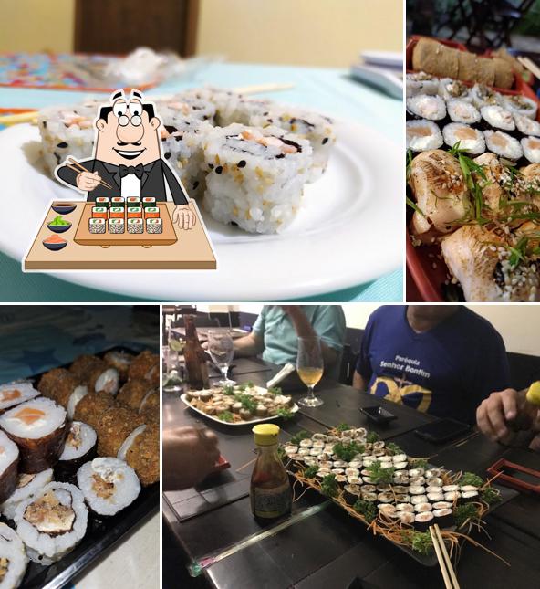 Sushi é um popular prato originário do Japão