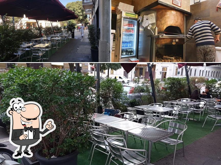Gli interni di La Pizza dal 1964