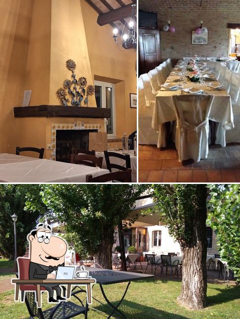 Gli interni di Osteria Della Contessa