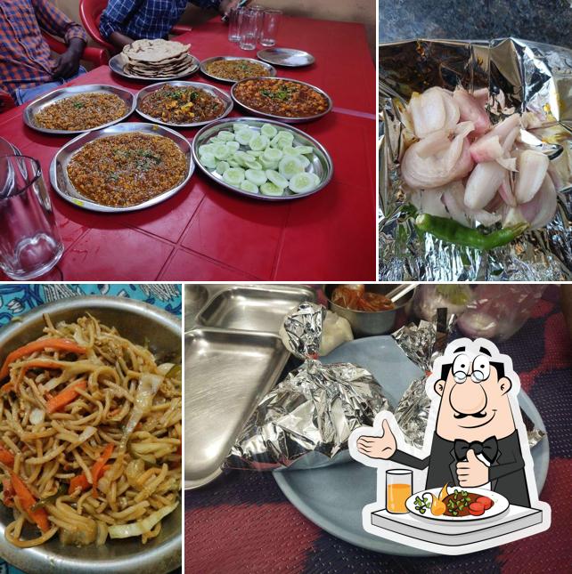 Food at Punjabi Dhaba