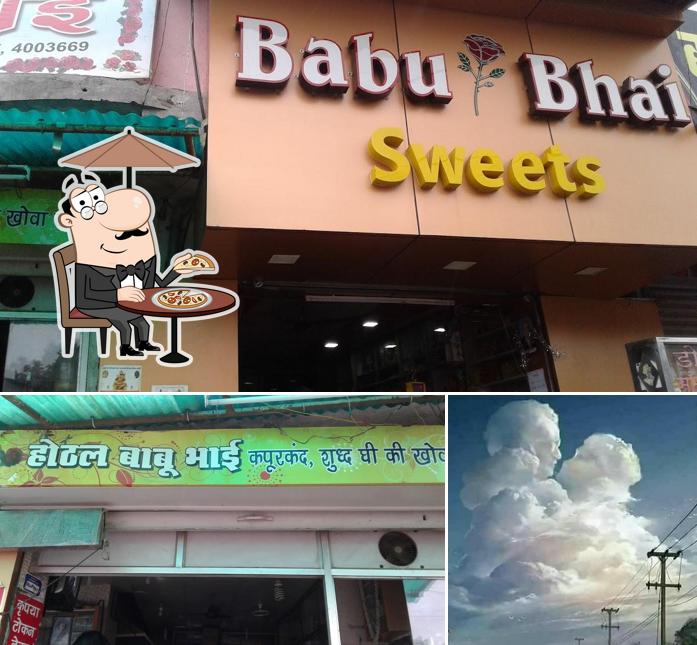 Check out how Babu Bhai Sweets looks outside