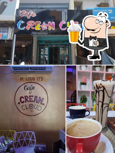 Enjoy a beverage at Cafe Cream Cloud