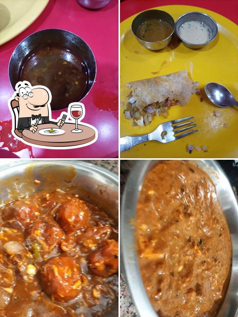 Food at The Sada Bahar Restaurent