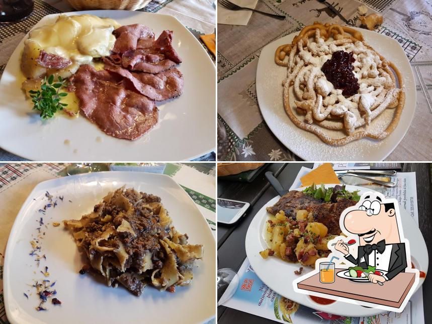 Platti al Ristorante Malga Peniola