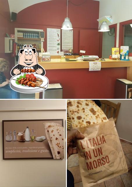 Tra le diverse cose da La Piadineria si possono trovare la cibo e interni