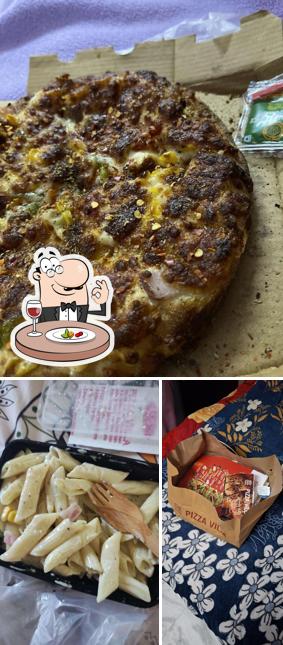 Food at Pizza Villa