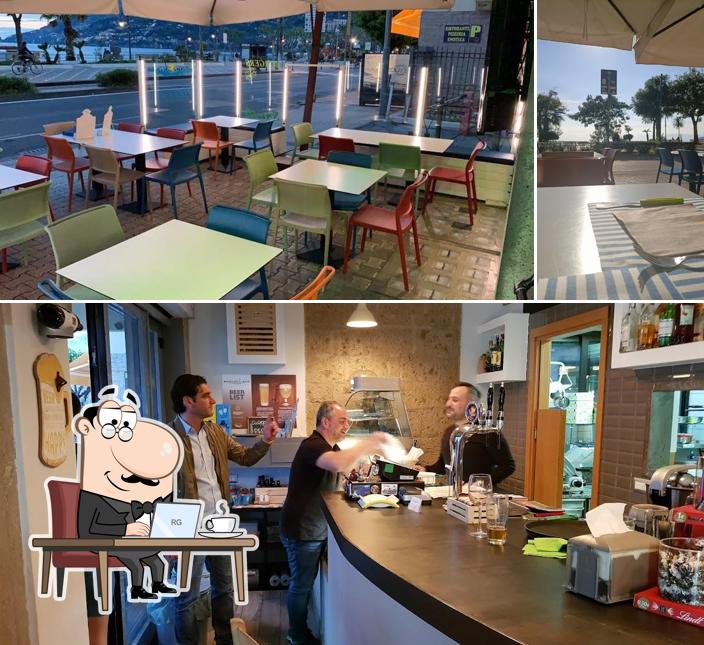 Gli interni di Acquachiara Cafe E Food
