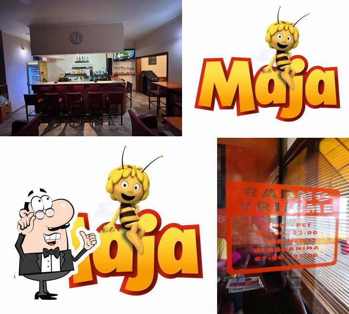 Gli interni di Caffe bar Maja