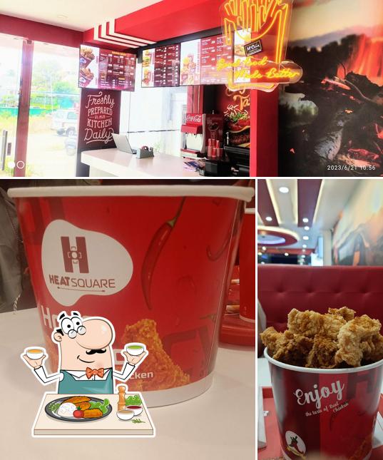 This is the image showing food and exterior at Heat Square Udumalpet