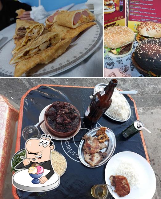 Pastelaria e Hamburgueria do Gordao serve uma escolha de pratos doces