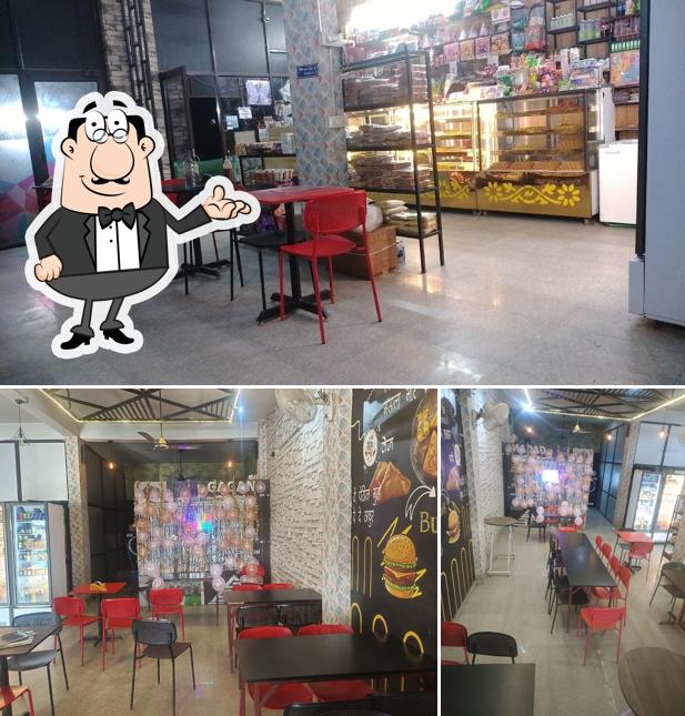 The interior of Vardaan Sweets and Fast food