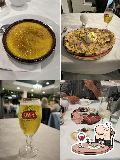 Creme brulee al La Luna Pizzeria