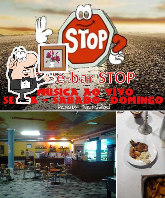 Gli interni di Café Bar Stop
