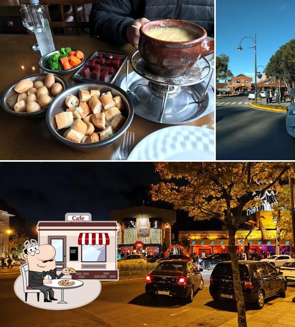 Desfrute da vista do exterior Chateau de La Fondue