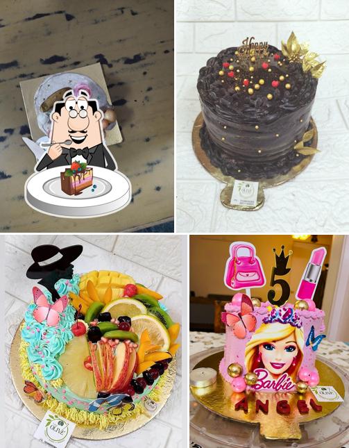 Chocolate cake at THE OLIVE BAKERY