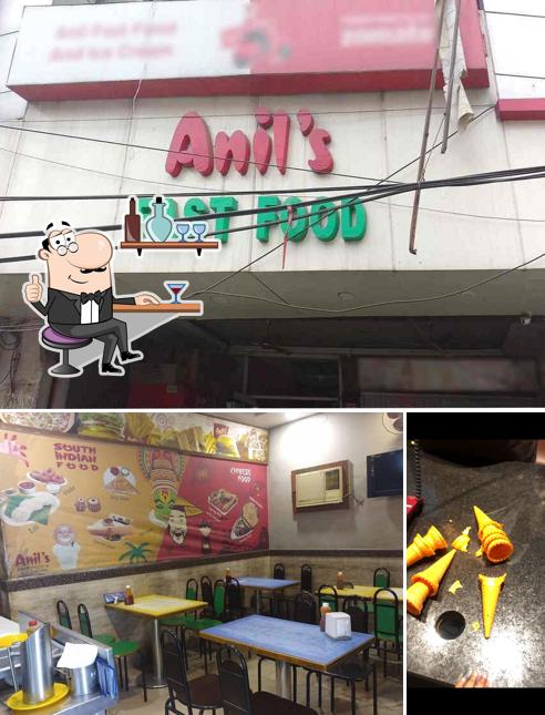 Anil's Fast Food & Ice Cream is distinguished by interior and beverage