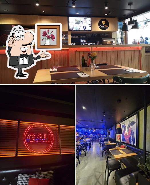 O interior do Gau Cozinha Ítalo-Gaúcha