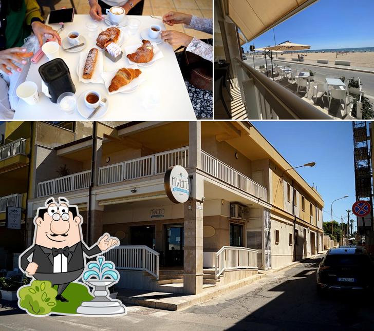 Gelateria Riviera si caratterizza per la esterno e cibo